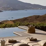 Amra - Secluded Mykonos Haven With Sea Views, Heated Pool, Gym & Hammam Φτελιά