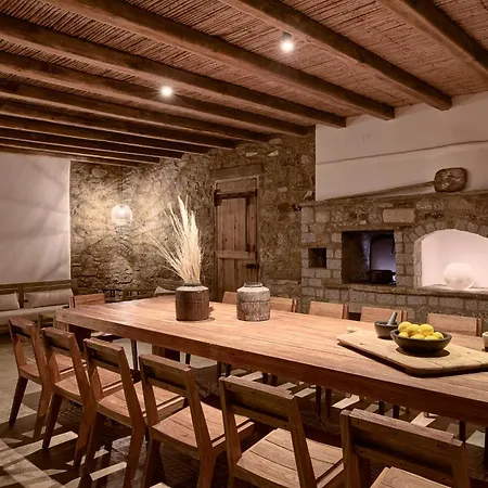 Amra - Secluded Mykonos Haven With Sea Views, Heated Pool, Gym & Hammam * Ftelia (Mykonos)