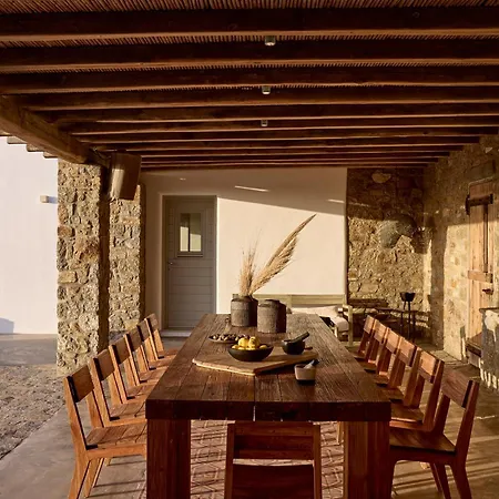 Amra - Secluded Mykonos Haven With Sea Views, Heated Pool, Gym & Hammam * Ftelia (Mykonos)