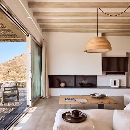 Villa Amra - Secluded Mykonos Haven With Sea Views, Heated Pool, Gym & Hammam