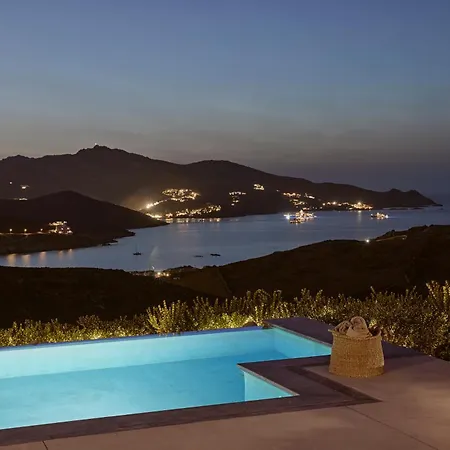 Amra - Secluded Mykonos Haven With Sea Views, Heated Pool, Gym & Hammam * Ftelia (Mykonos)