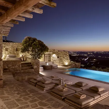 Amra - Secluded Mykonos Haven With Sea Views, Heated Pool, Gym & Hammam Villa