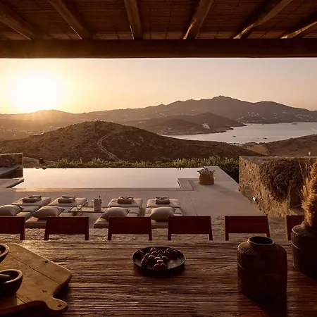 Amra - Secluded Mykonos Haven With Sea Views, Heated Pool, Gym & Hammam Villa Ftelia (Mykonos)