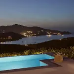 Amra - Secluded Mykonos Haven With Sea Views, Heated Pool, Gym & Hammam * Ftelia (Mykonos)