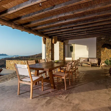 Amra - Secluded Mykonos Haven With Sea Views, Heated Pool, Gym & Hammam Villa Ftelia (Mykonos)