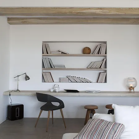 Villa Amra - Secluded Mykonos Haven With Sea Views, Heated Pool, Gym & Hammam Ftelia (Mykonos)