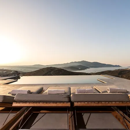 Amra - Secluded Mykonos Haven With Sea Views, Heated Pool, Gym & Hammam Villa *