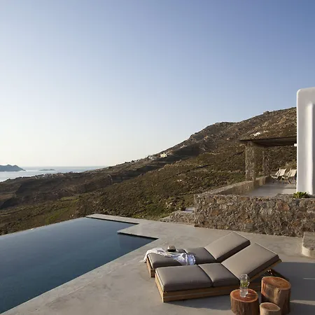 Amra - Secluded Mykonos Haven With Sea Views, Heated Pool, Gym & Hammam Villa *