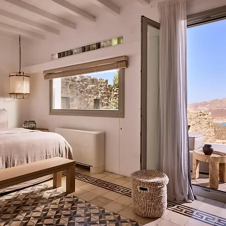 Amra - Secluded Mykonos Haven With Sea Views, Heated Pool, Gym & Hammam Βίλα Φτελιά