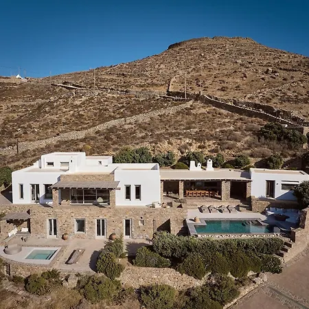Amra - Secluded Mykonos Haven With Sea Views, Heated Pool, Gym & Hammam Villa *