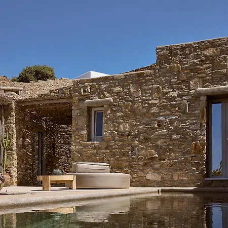 Βίλα Amra - Secluded Mykonos Haven With Sea Views, Heated Pool, Gym & Hammam Φτελιά