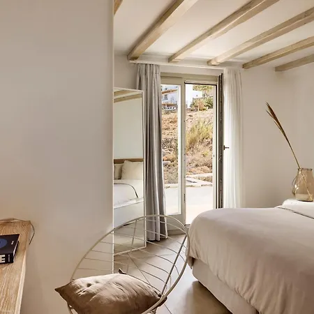 Amra - Secluded Mykonos Haven With Sea Views, Heated Pool, Gym & Hammam Φτελιά