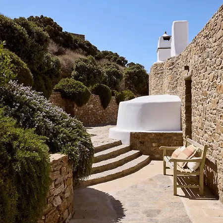 Amra - Secluded Mykonos Haven With Sea Views, Heated Pool, Gym & Hammam Βίλα