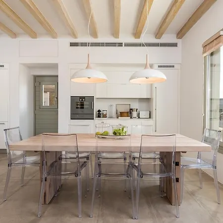 Amra - Secluded Mykonos Haven With Sea Views, Heated Pool, Gym & Hammam 别墅 法蒂亚
