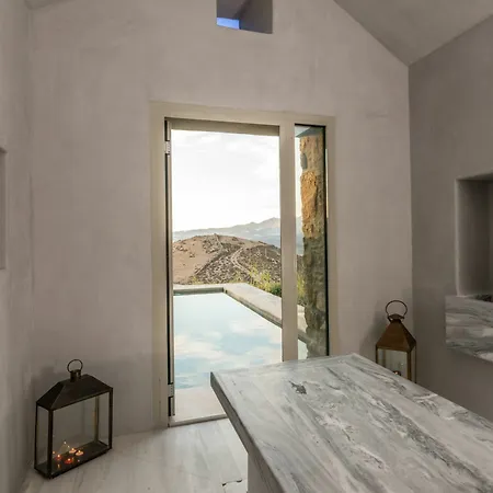 别墅 Amra - Secluded Mykonos Haven With Sea Views, Heated Pool, Gym & Hammam