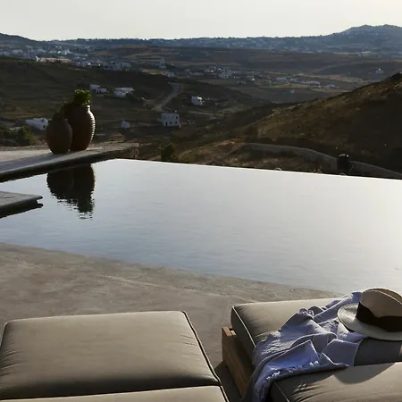 别墅 Amra - Secluded Mykonos Haven With Sea Views, Heated Pool, Gym & Hammam