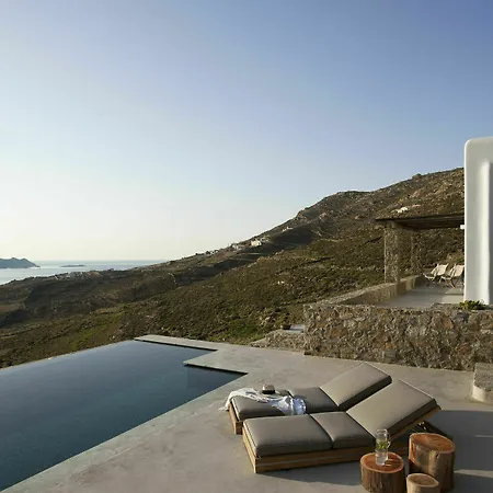 Amra - Secluded Mykonos Haven With Sea Views, Heated Pool, Gym & Hammam 别墅 法蒂亚