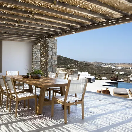 Amra - Secluded Mykonos Haven With Sea Views, Heated Pool, Gym & Hammam 法蒂亚