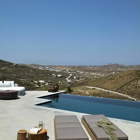 Amra - Secluded Mykonos Haven With Sea Views, Heated Pool, Gym & Hammam Villa *