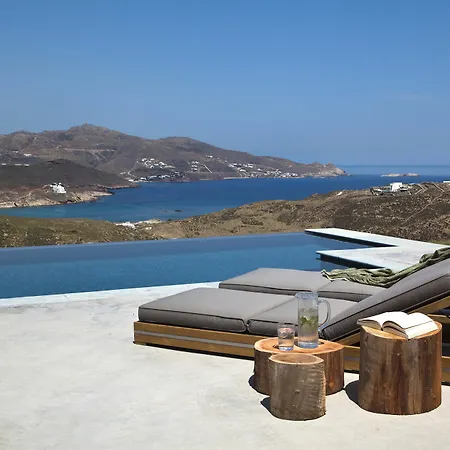 Amra - Secluded Mykonos Haven With Sea Views, Heated Pool, Gym & Hammam 别墅 *