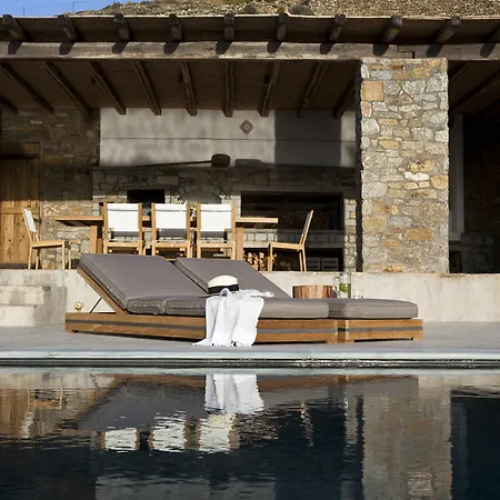 Amra - Secluded Mykonos Haven With Sea Views, Heated Pool, Gym & Hammam 别墅 *