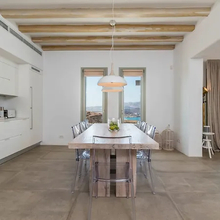 Amra - Secluded Mykonos Haven With Sea Views, Heated Pool, Gym & Hammam Villa Ftelia (Mykonos)