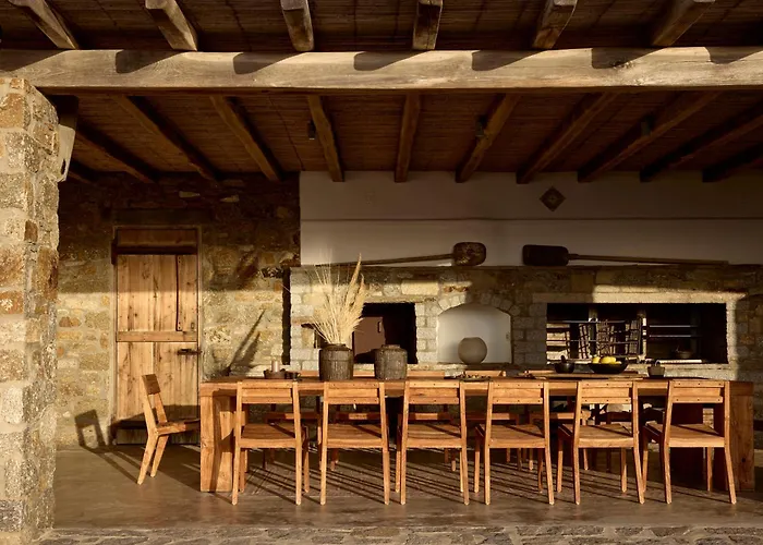 Amra - Secluded Mykonos Haven With Sea Views, Heated Pool, Gym & Hammam Villa