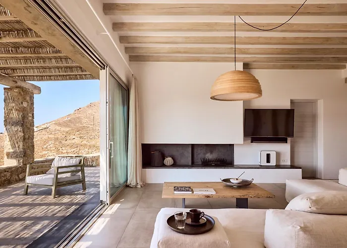 Villa Amra - Secluded Mykonos Haven With Sea Views, Heated Pool, Gym & Hammam