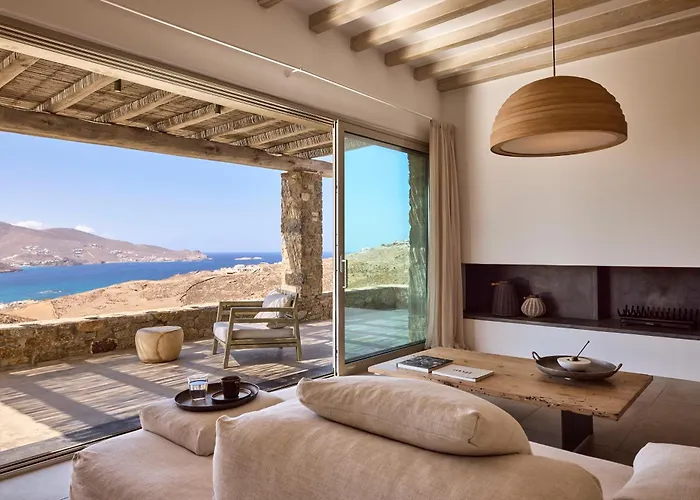Villa Amra - Secluded Mykonos Haven With Sea Views, Heated Pool, Gym & Hammam *