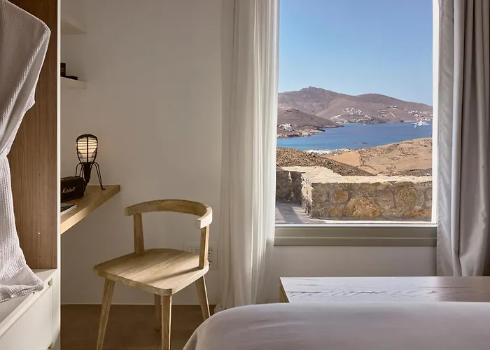 Amra - Secluded Mykonos Haven With Sea Views, Heated Pool, Gym & Hammam Villa *