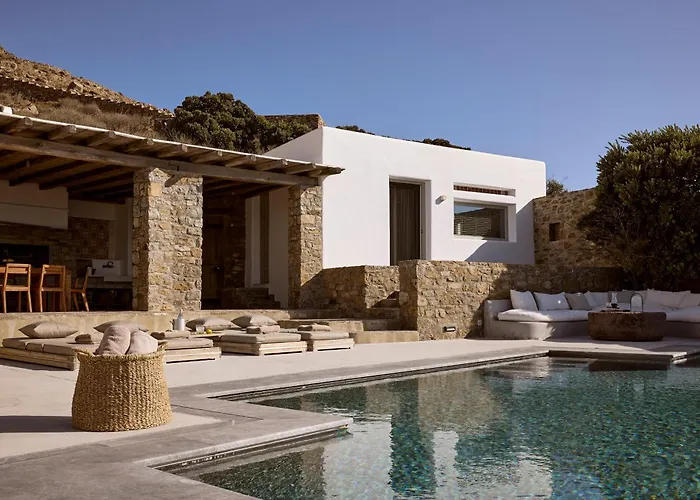 Villa Amra - Secluded Mykonos Haven With Sea Views, Heated Pool, Gym & Hammam *
