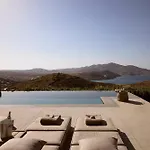 Amra - Secluded Mykonos Haven With Sea Views, Heated Pool, Gym & Hammam Villa *