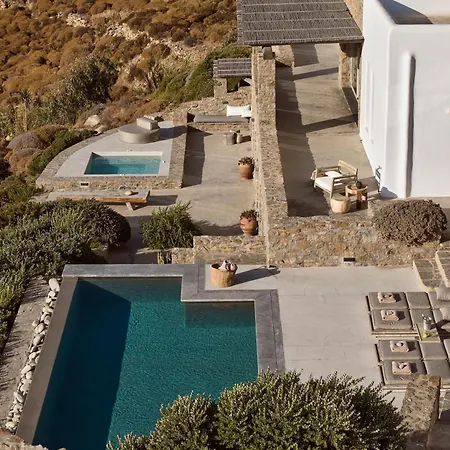 Villa Amra - Secluded Mykonos Haven With Sea Views, Heated Pool, Gym & Hammam