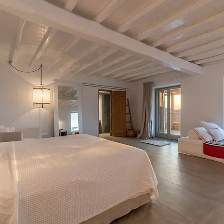 Amra - Secluded Mykonos Haven With Sea Views, Heated Pool, Gym & Hammam Villa *