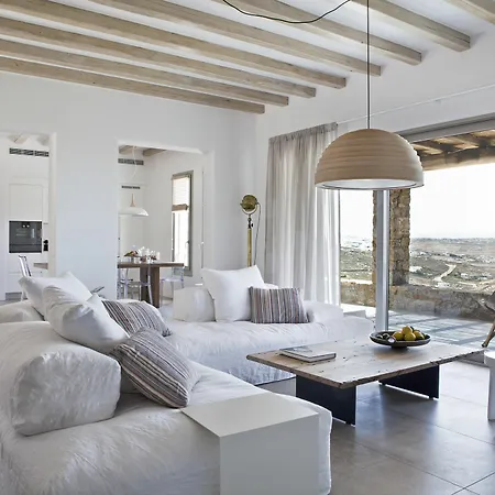Amra - Secluded Mykonos Haven With Sea Views, Heated Pool, Gym & Hammam * Ftelia (Mykonos)