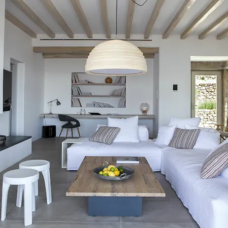 Amra - Secluded Mykonos Haven With Sea Views, Heated Pool, Gym & Hammam Villa Ftelia (Mykonos)