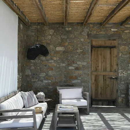 Amra - Secluded Mykonos Haven With Sea Views, Heated Pool, Gym & Hammam Villa *