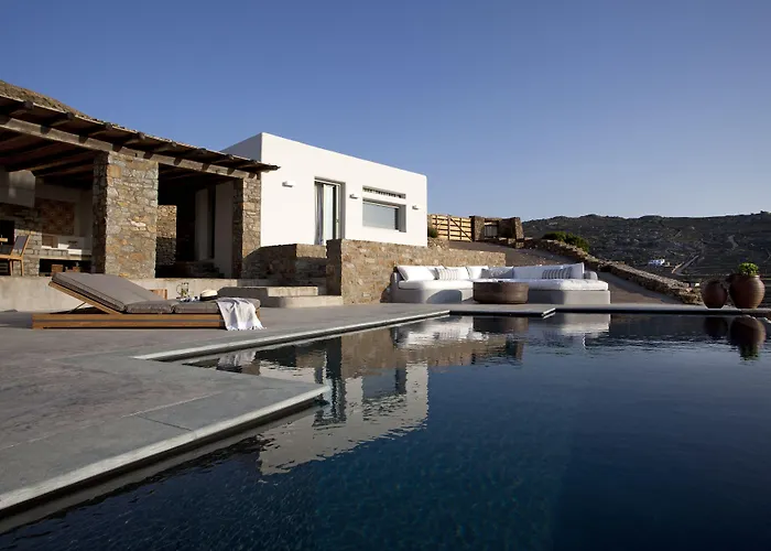 Villa Amra - Secluded Mykonos Haven With Sea Views, Heated Pool, Gym & Hammam