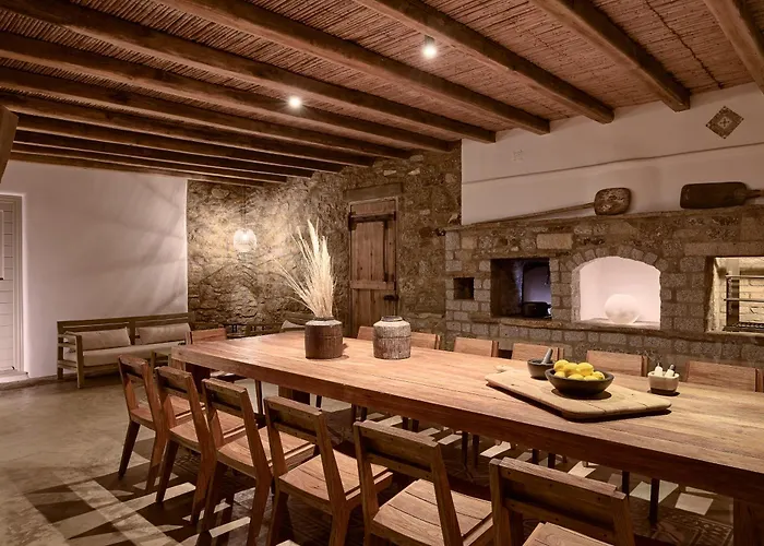 Amra - Secluded Mykonos Haven With Sea Views, Heated Pool, Gym & Hammam * Ftelia (Mykonos)