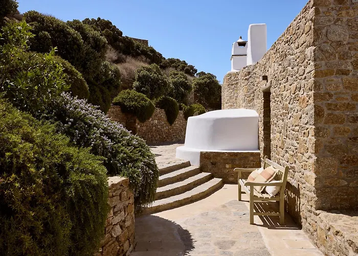 Amra - Secluded Mykonos Haven With Sea Views, Heated Pool, Gym & Hammam Villa